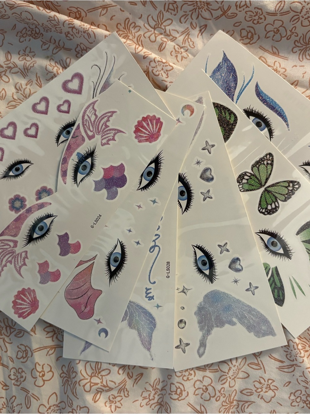 Face & Body Glitter Temporary Tattoos